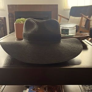 Madewell Packable Mesa Straw Hat black